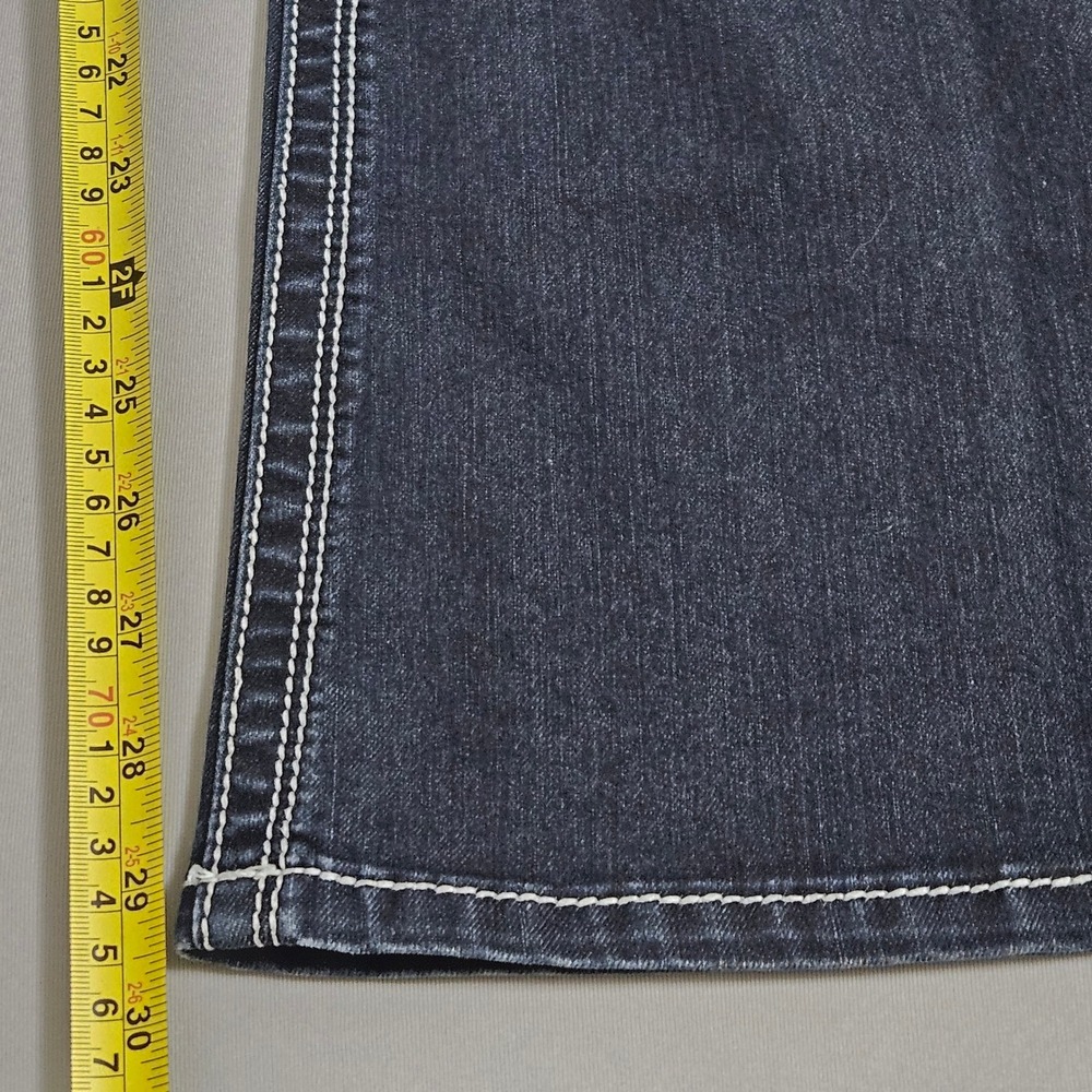 Daytrip Lynx Bootcut Jeans‎ Dark Wash Thick Stitch Western Cowgirl Mid-Rise 27R - Picture 11 of 12